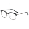 Retro radiation myopia goggles trend non-degree eye protection flat lens color-changing men's glasses